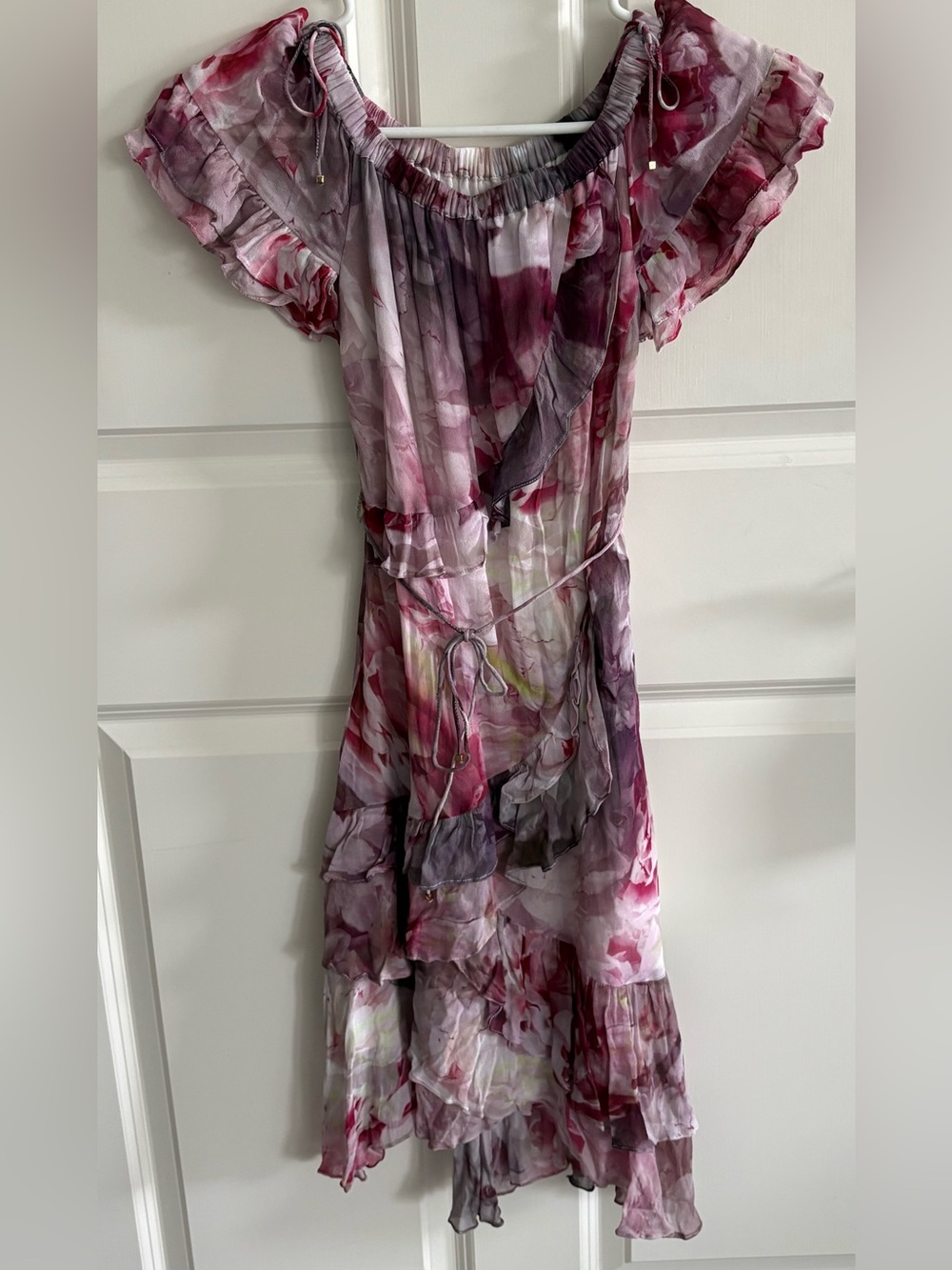 Little Joe Woman Dress in Pink and Purple